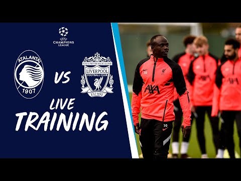 Champions League training | Atalanta vs Liverpool