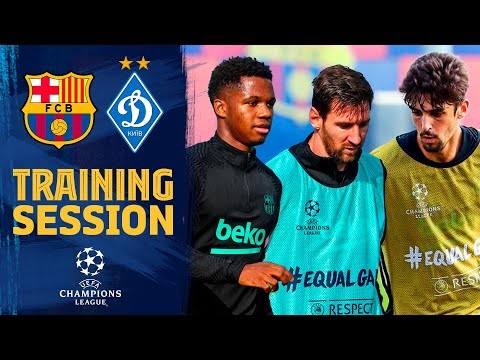 ?? BARÇA ready for next CHAMPIONS LEAGUE challenge!!