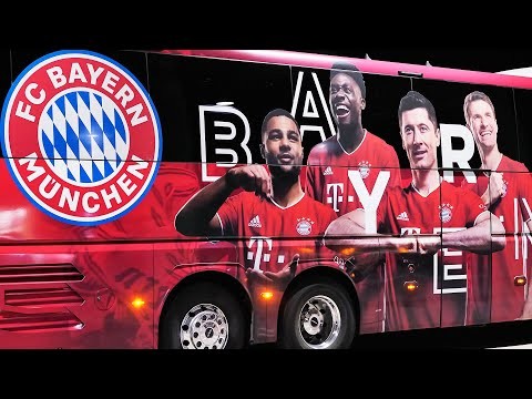 LIVE ? Ankunft des FC Bayern im Stadion vor dem Spiel gegen Borussia Dortmund