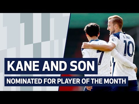 HARRY KANE AND HEUNG-MIN SON NOMINATED FOR PLAYER OF THE MONTH!