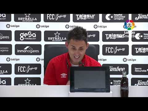 Rueda de prensa FC Cartagena vs UD Logroñés