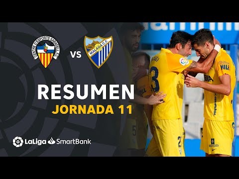 Resumen de CE Sabadell vs Málaga CF (1-2)