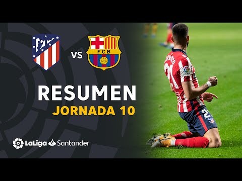 Resumen de Atlético de Madrid vs FC Barcelona (1-0)