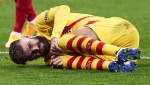 Cagey Barcelona Fear Gerard Pique Suffered Long-Term Knee Injury in Atletico Madrid Defeat