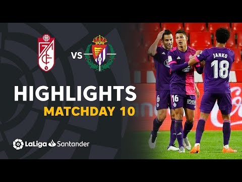 Highlights Granada CF vs Real Valladolid (1-3)