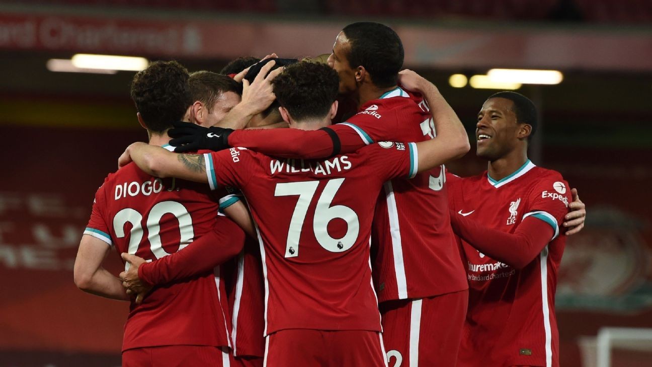 Decimated by injuries, Liverpool remind rivals of 'favourites' status