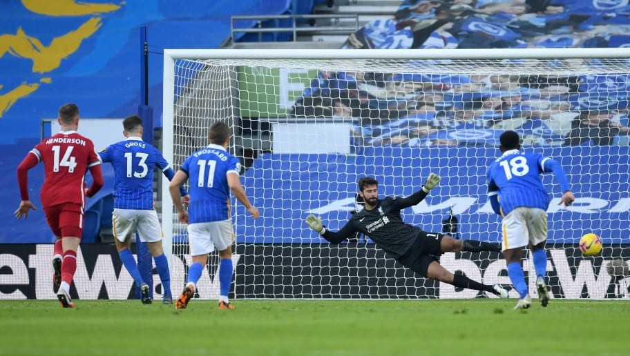 Brighton 1-1 Liverpool: Player Ratings as Seagulls Grab Last Gasp Draw