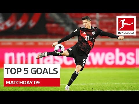 Top 5 Goals - Lewandowski, Angeliño & Co. | Matchday 9 - 2020/21