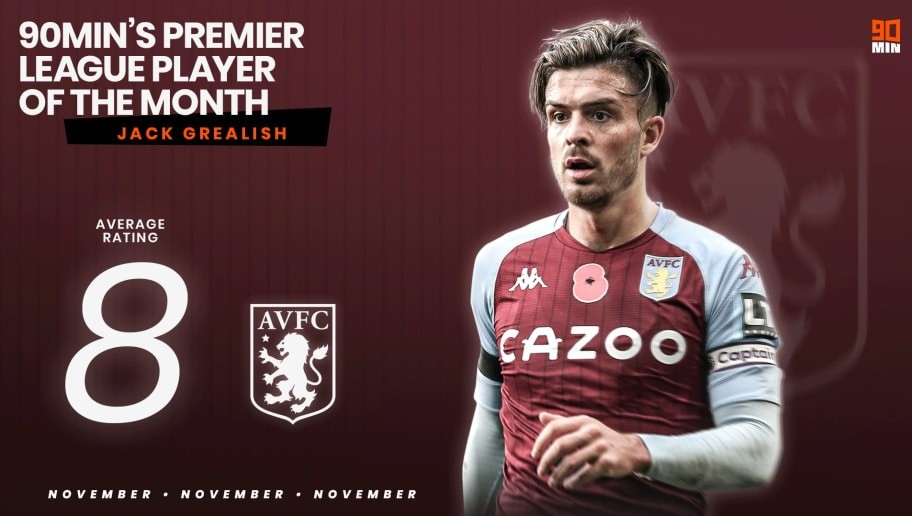90min’s Premier League Player of the Month – November: Jack Grealish