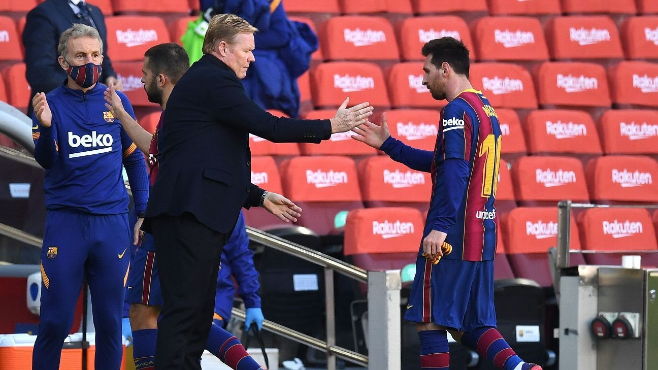 Koeman: Barca prez's Messi remarks not helpful