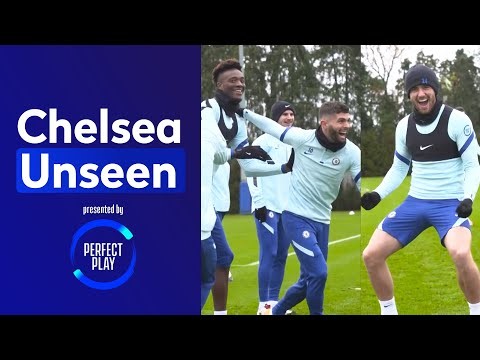 Tammy Abraham Suffers A Double Nutmeg & Ben Chilwell Braves The Cold | Chelsea Unseen