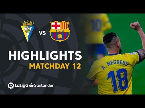 Highlights Cádiz CF vs FC Barcelona (2-1)