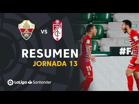 Resumen de Elche CF vs Granada CF (0-1)