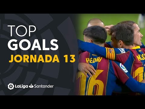 Todos los goles de la Jornada 13 de LaLiga Santander 2020/2021