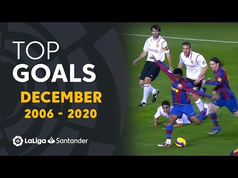 BEST GOALS December 2006/2020 - Beckham, Eto'o, Messi, Luis Suárez & more