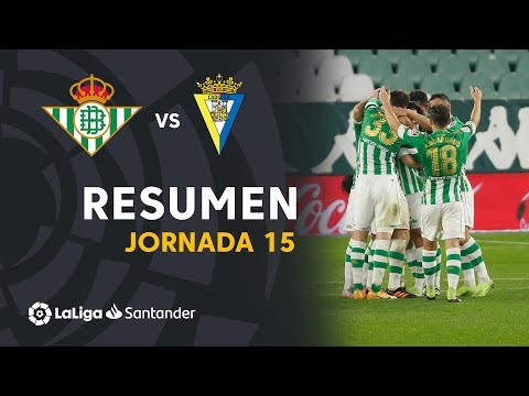 Resumen de Real Betis vs Cádiz CF (1-0)