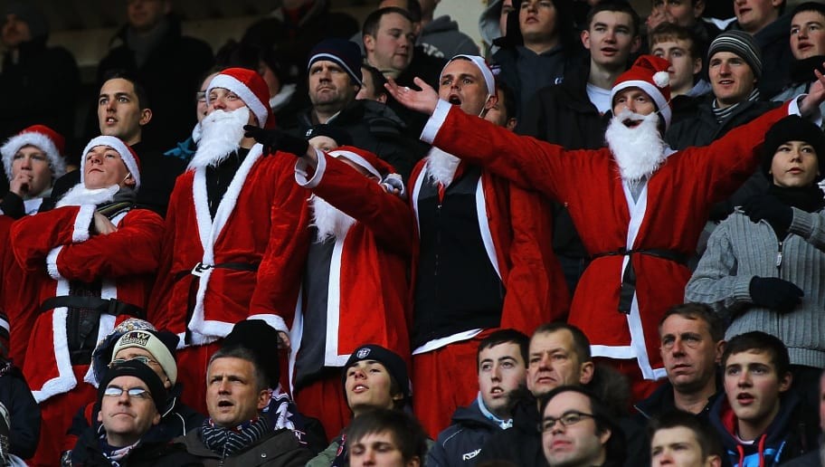 The last time football was played on Christmas Day in England