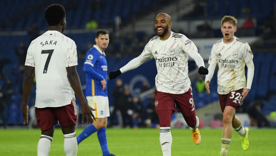 Brighton 0-1 Arsenal: Player ratings as Alexandre Lacazette strike earns Gunners victory