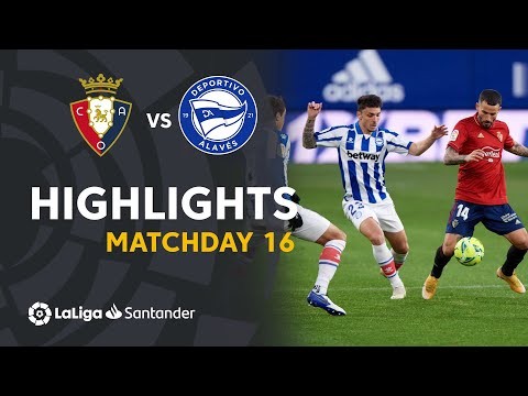 Highlights CA Osasuna vs Deportivo Alavés (1-1)