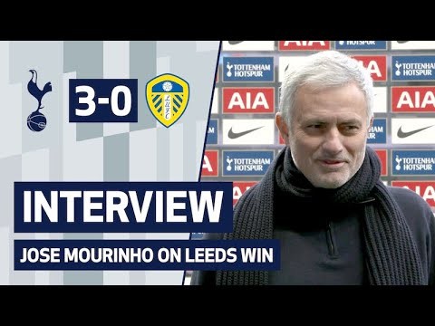 INTERVIEW | JOSE MOURINHO ON LEEDS WIN | Spurs 3-0 Leeds