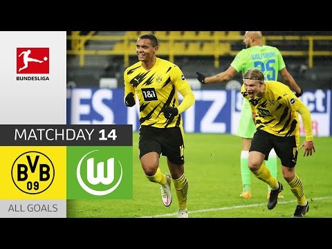 Sancho scores! Borussia Dortmund - VfL Wolfsburg | 2-0 | All Goals | Matchday 14 – Bundesliga