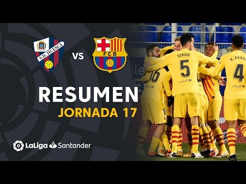 Resumen de SD Huesca vs FC Barcelona (0-1)