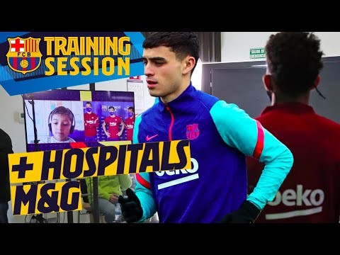 ?? EMOTIONAL... Barça squad meets kids in heart warming hospital virtual meeting after training