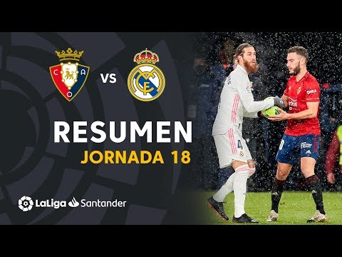 Resumen de CA Osasuna vs Real Madrid (0-0)