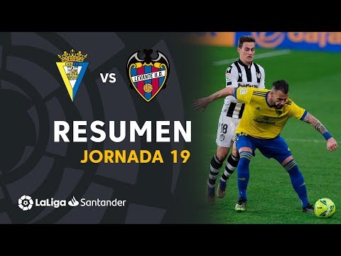 Resumen de Cádiz CF vs Levante UD (2-2)