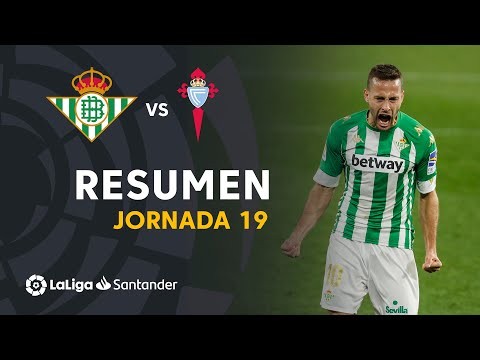 Resumen de Real Betis vs RC Celta (2-1)