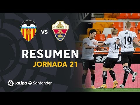 Resumen de Valencia CF vs Elche CF (1-0)