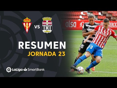 Resumen de Real Sporting vs FC Cartagena (0-0)