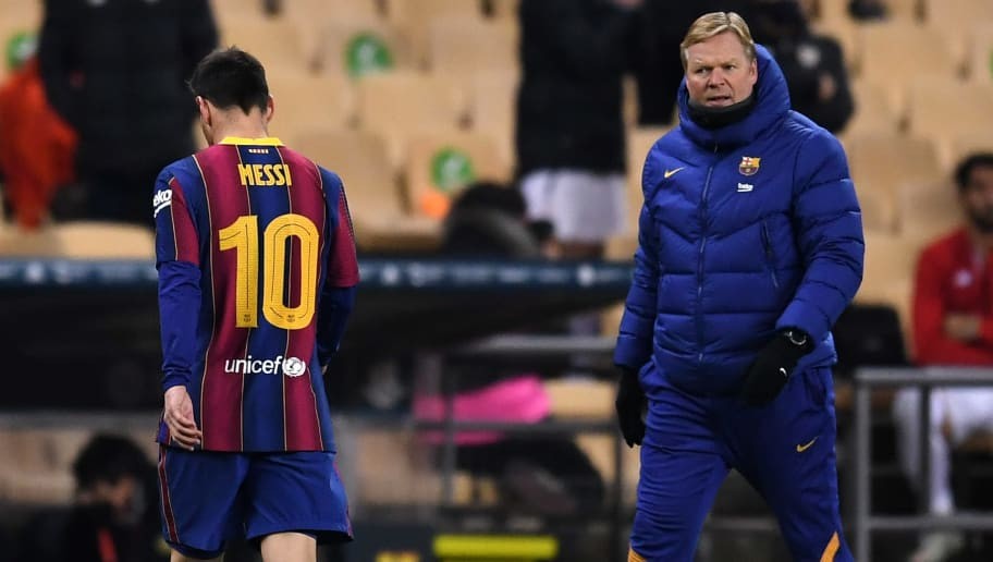 Ronald Koeman claims whoever leaked Lionel Messi's contract should be sacked