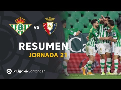 Resumen de Real Betis vs CA Osasuna (1-0)