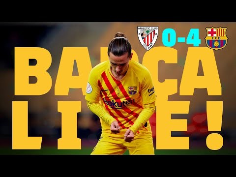 CHAMPIONS!!  ?? BARÇA LIVE: COPA DEL REY FINAL ATHLETIC BILBAO 0 - BARÇA 4 | Warm up & Match Center