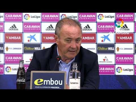 Rueda de prensa Real Zaragoza vs Real Sporting