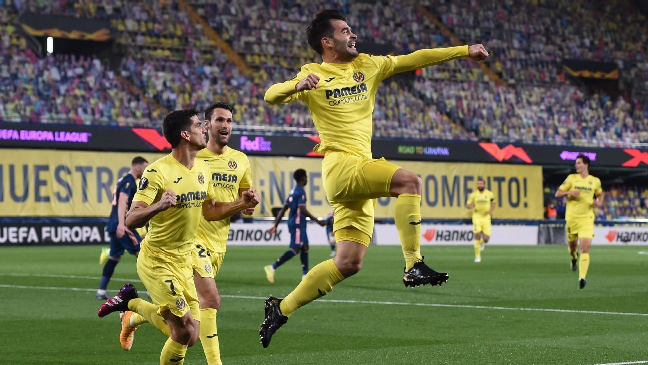 Villarreal sink Arsenal in UEL semi first leg