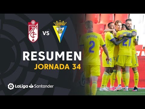 Resumen de Granada CF vs Cádiz CF (0-1)