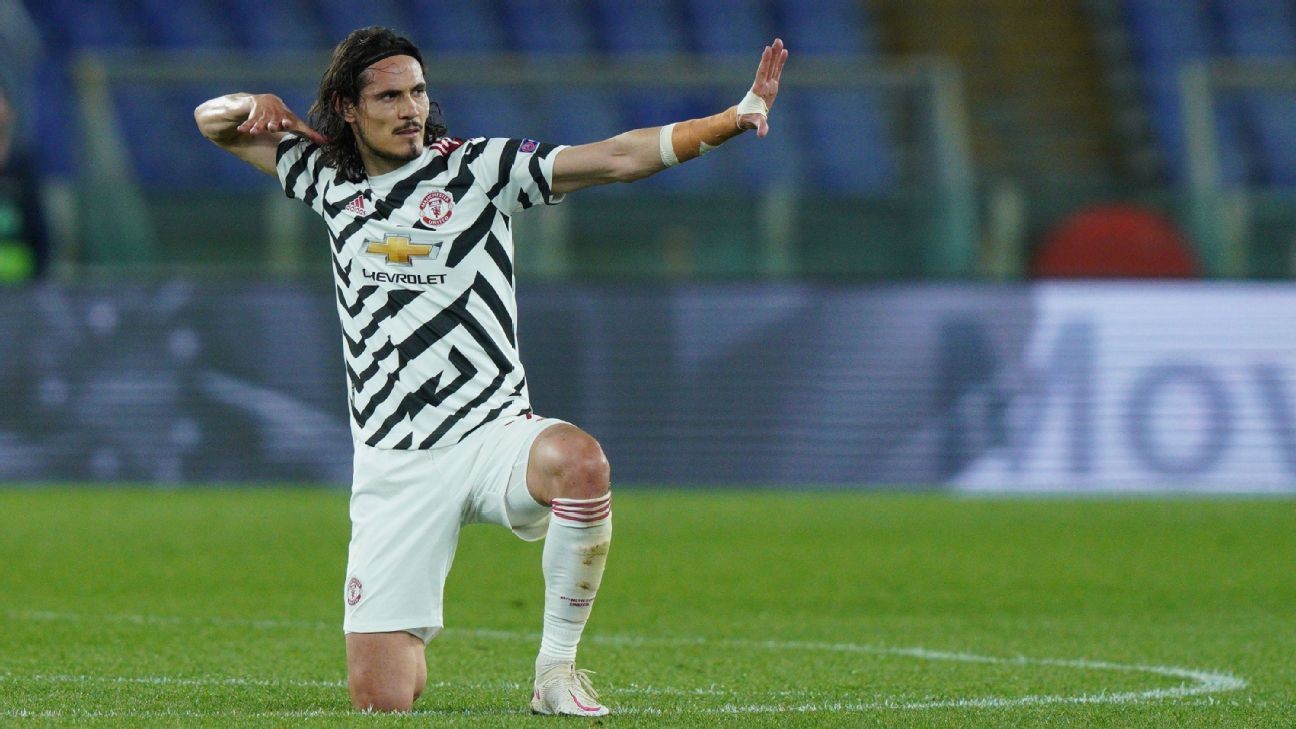 Cavani 9/10 as Man United reach Europa League final