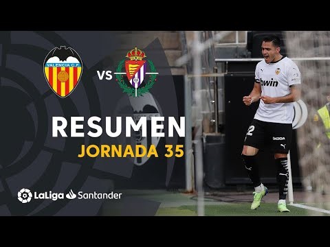 Resumen de Valencia CF vs Real Valladolid (3-0)