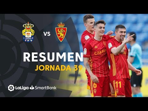 Resumen de UD Las Palmas vs Real Zaragoza (0-2)