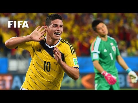 James Rodriguez goal vs Japan | ALL THE ANGLES | 2014 FIFA World Cup