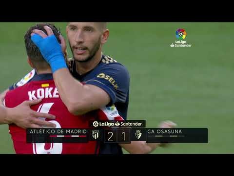 Resumen de Atlético de Madrid vs CA Osasuna (2-1)