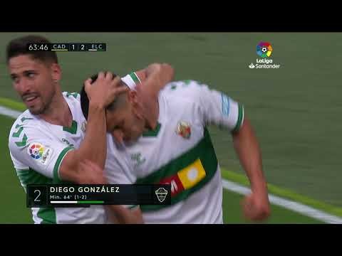 Resumen de Cádiz CF vs Elche CF (1-3)