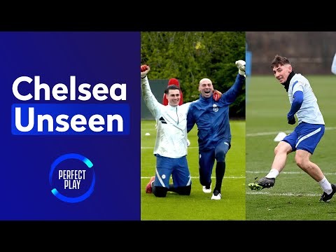 Billy Gilmour dances after DOUBLE nutmeg ? Goalkeeping heroics in reactions drill! | Chelsea Unseen