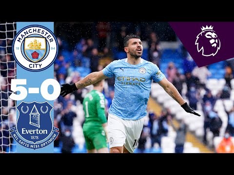 AGUERO FAIRYTALE AT THE ETIHAD | Man City 5-0 Everton