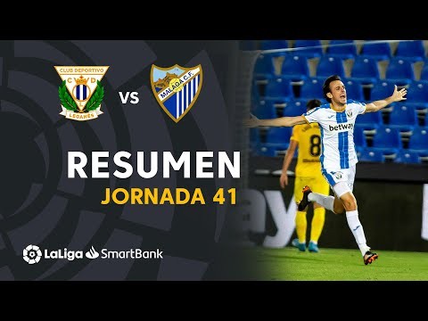 Resumen de CD Leganés vs Málaga CF (1-0)