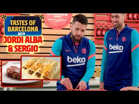 ??? COOKING WITH JORDI ALBA AND BUSQUETS ?