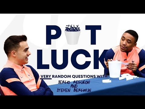 What would you say to a shark? ?? VERY random questions with Sergio Reguilon and Steven Bergwijn