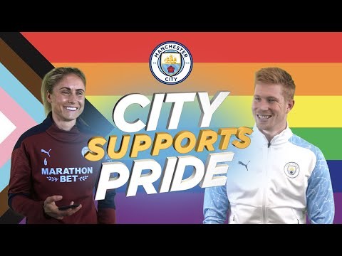 CITY SUPPORTS PRIDE 2021 | ft: De Bruyne, Stones, Houghton, Bronze